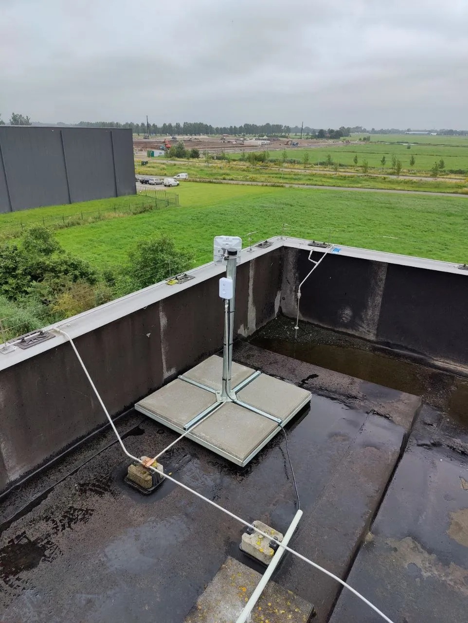 Tijdelijke verbinding voor bouw ALDI distributiecentrum Groningen