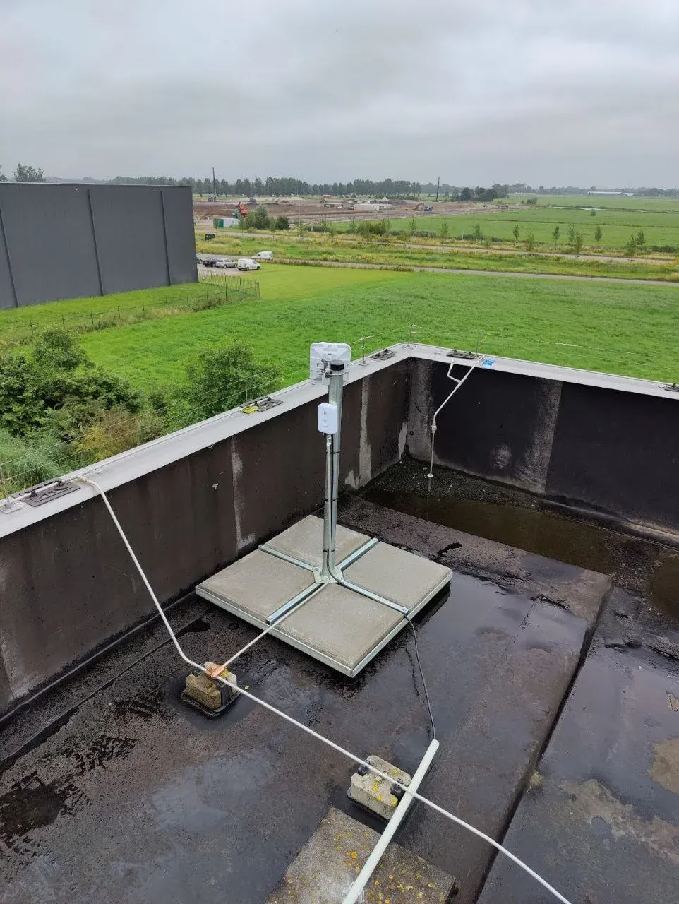 Tijdelijke verbinding voor bouw ALDI distributiecentrum Groningen